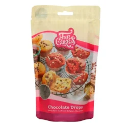 Gotas de chocolate negro 350 g - Funcakes