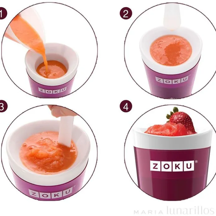 Granizadora púrpura 260 ml - Slush and Shake Maker - Zoku