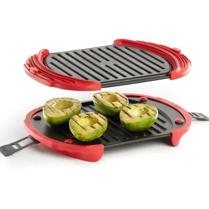 Grill para microondas Microwave Grill Tamaño XL - Acero antiadherente - Lékué + REGALO molde donuts