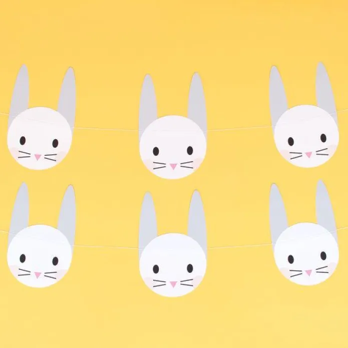 Guirnalda de papel conejitos - My Little Day