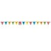 Guirnalda de papel Happy Birthday animales de la granja 1,82 m - Creative Converting