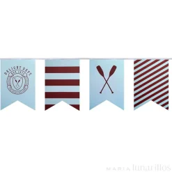 Guirnalda de papel Preppy Paddle 4,5 metros - Delight Department