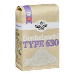 Harina de espelta blanca 630 ecológica 1 kg - Bauckhof