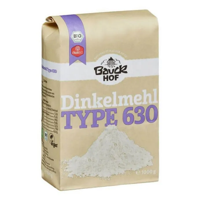 Harina de espelta blanca 630 ecológica 1 kg - Bauckhof