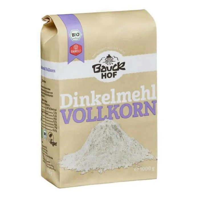 Harina de espelta integral ecológica 1 kg - Bauckhof