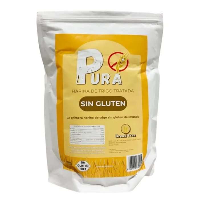 Harina de trigo tratada Pura - Sin gluten - Bread Free