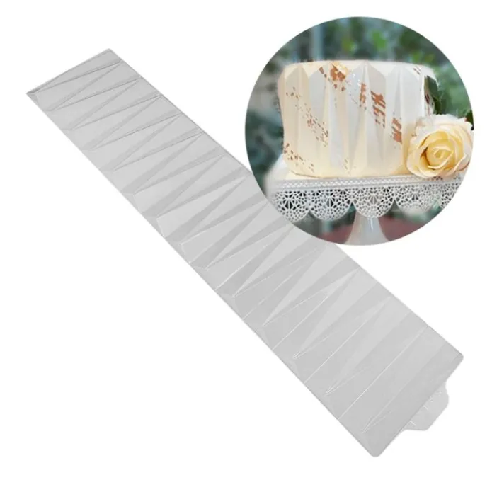 Hoja de modelado para Origami Cake vincado