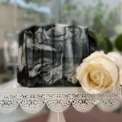 Hoja de modelado para Origami Cake vincado invertido