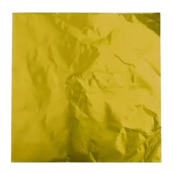 Hojas de aluminio doradas para bombones (150) - Decora