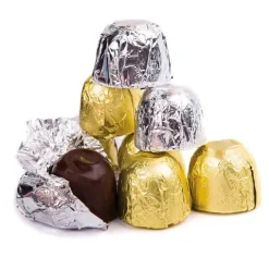 Hojas de aluminio doradas para bombones (150) - Decora