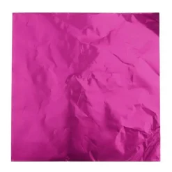 Hojas de aluminio magentas para bombones (150) - Decora