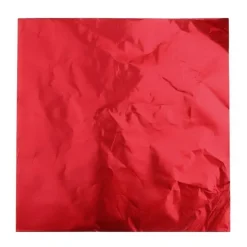 Hojas de aluminio rojas para bombones (150) - Decora