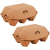 Hueveras de cartón marrones (2)