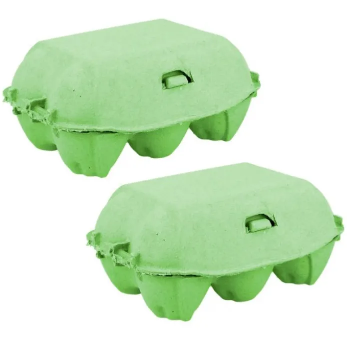 Hueveras de cartón verdes (2)