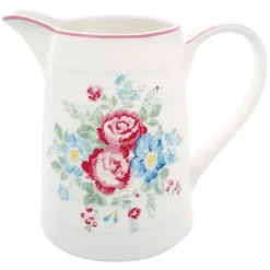 Jarra de cerámica Henrietta White 1 litro - GreenGate