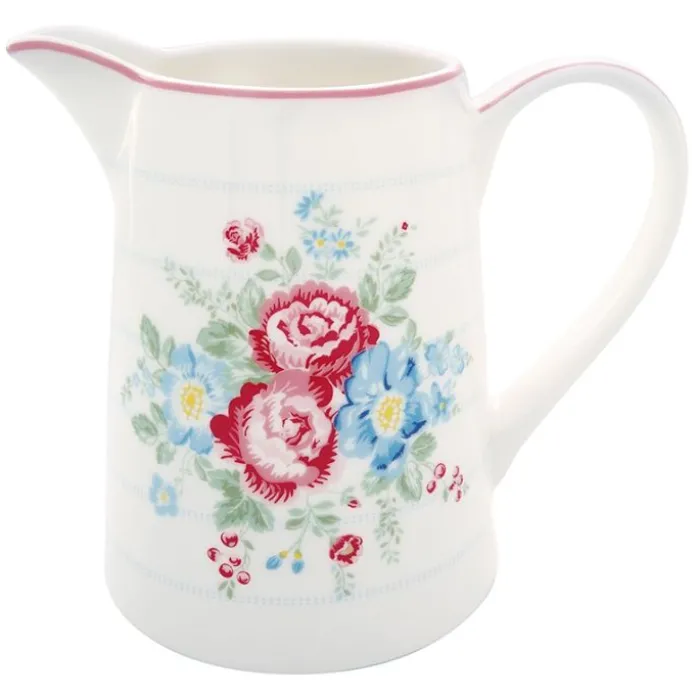 Jarra de cerámica Henrietta White 1 litro - GreenGate