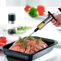 Jeringa con 2 agujas para inyectar asados y marinadas BBQ 15 cm - Gefu