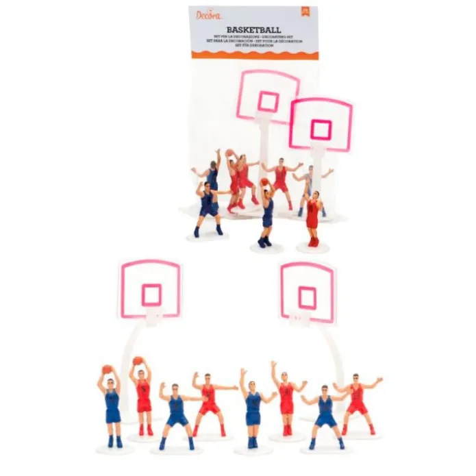 Jugadores de baloncesto y canastas (10) - Decora