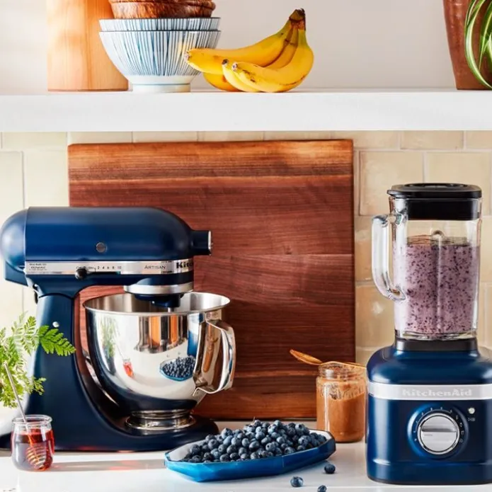 KitchenAid azul tinta mate 4,8 l - Artisan Elegance 5KSM175PS + LIBRO + REGALO UTENSILIOS COCINA