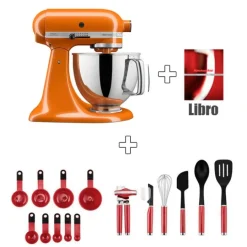KitchenAid miel 4,8 l - Artisan Elegance 5KSM175PS + LIBRO + REGALO UTENSILIOS COCINA
