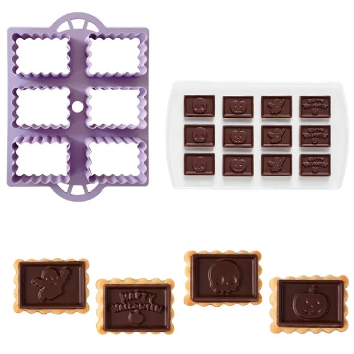Kit galletas con chocolate Halloween - Decora