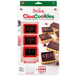 Kit galletas con chocolate Navidad - Decora