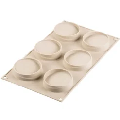 Kit Mini Tarte Glam 6 cavidades - Silikomart