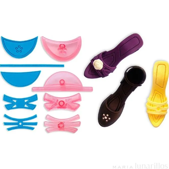 Kit molde cortador fondant para decorar zapatos - PME