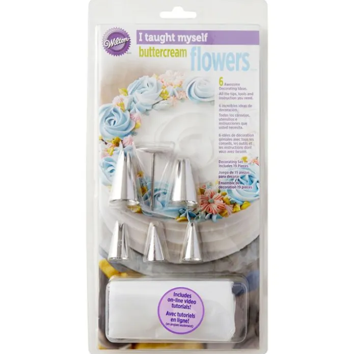 Kit para aprender a hacer flores con buttercream - Wilton