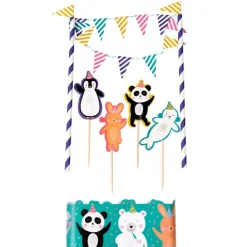 Kit para decorar tartas Animales de fiesta - Rex London
