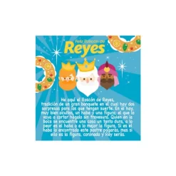 Kit para Roscón de Reyes: corona, haba, rey y tarjeta - Dekora