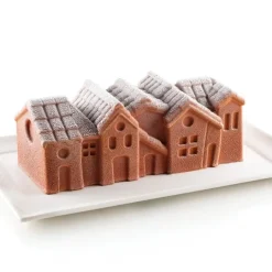 Kit Winter Village pueblo encantado Navidad - Silikomart