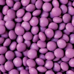 Lentejas de chocolate moradas 80 g - Decora
