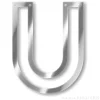 Letra "U" acrílica espejo plateado - Meri Meri