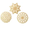Mandalas dorados comestibles Golden Touch (12) - Sin gluten - Modecor
