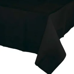 Mantel de papel negro 1,20 x 1,80 m - Conver Party