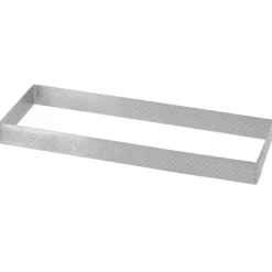 Marco de repostería rectangular perforado 28 x 11 x 2 cm - De Buyer
