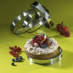 Marco de repostería redondo con borde 12 cm - De Buyer