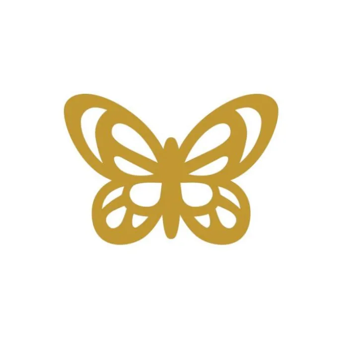 Mariposas doradas comestibles Golden Touch (30) - Sin gluten - Modecor