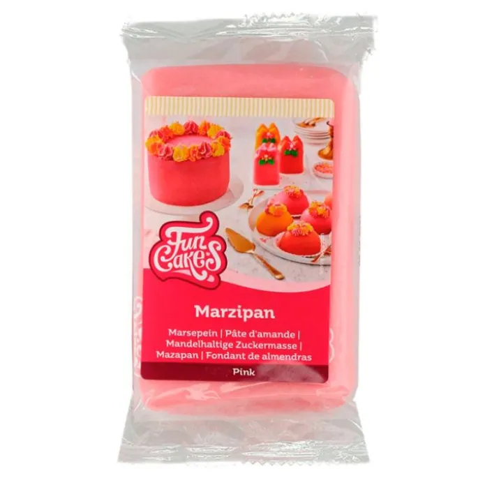 Mazapán rosa bebé 250 g - Sin gluten - Funcakes