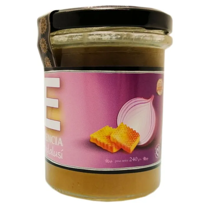 Mermelada de cebolla caramelizada y miel de azahar 240 gr - 100% Natural - Esencia Andalusí