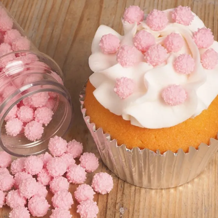 Mimosas de azúcar rosas 45 g - Funcakes