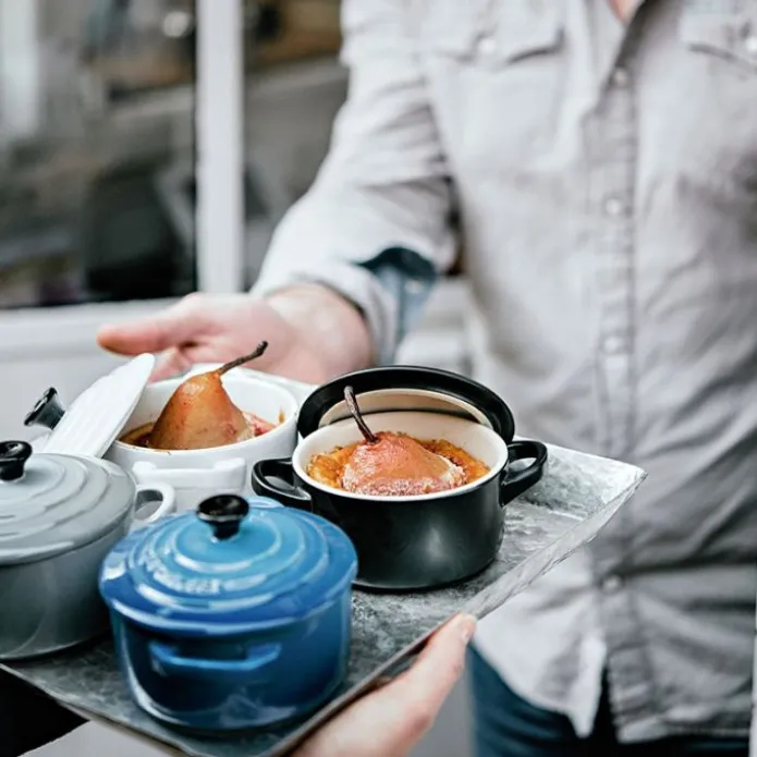 Mini cocotte 10 cm Bamboo - Cerámica de gres - Le Creuset