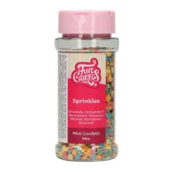 Mini confeti multicolor 60 g - Funcakes