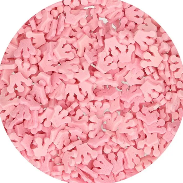 Mini coronas rosas 45 g - Funcakes
