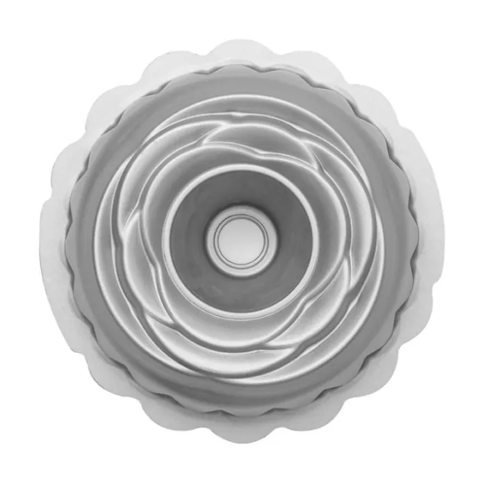 Molde antiadherente bundt rosa 20 cm - Decora