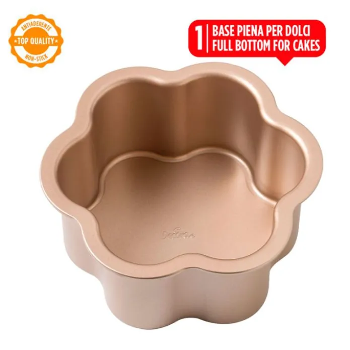 Molde antiadherente flor Angel Food Cake Gold Line 19 x 8,5 cm - Decora