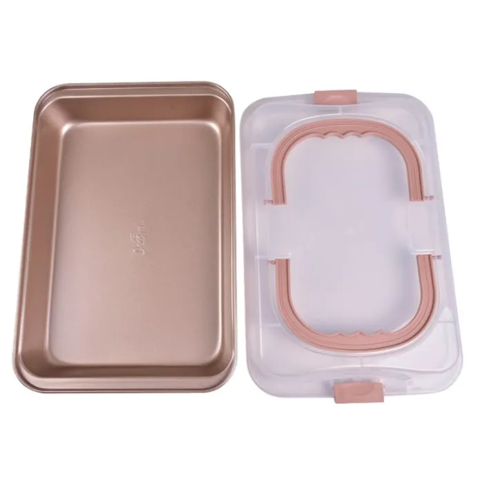 Molde antiadherente Gold Line y transportador 2 en 1 - Decora