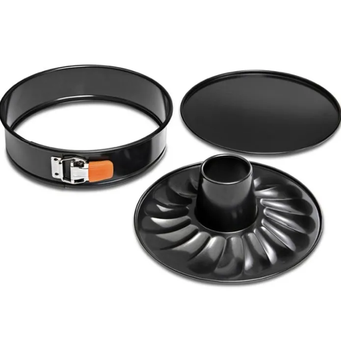 Molde antiadherente redondo desmontable y corona 26 cm - Acero al carbono - Le Creuset