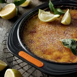 Molde antiadherente redondo base extraíble quiche 28 cm - Acero al carbono - Le Creuset